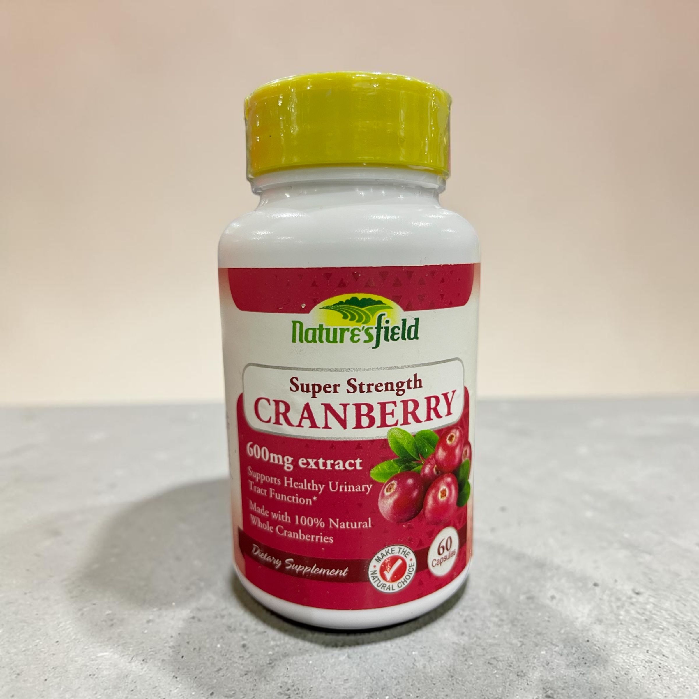 NATURE’S FIELD CRANBERRY CAPS X60